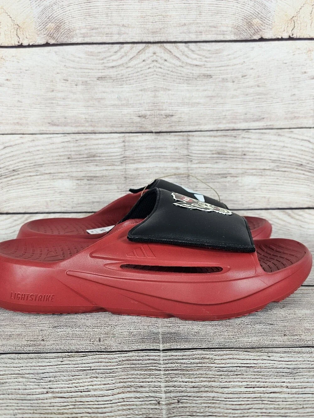 NC State Wolfpack adidas Lightblaze Slide Mens Size 10 Womens 11 Sandals